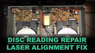 Fixing A CD Player That Doesnt Read Discs  Laser Power Adjustment Tweak  Repair Guide [upl. by Gerrie]