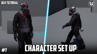 UE4 TUTORIAL 1  Character setup [upl. by Brendon]