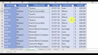 20 Quitar filtros en tablas de Excel [upl. by Legge565]