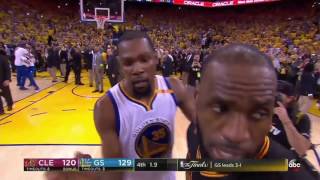 The Final Minute of the 2017 NBA Finals Game 5  Warriors 129 Cavs 120 [upl. by Nadia]