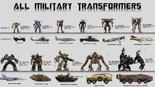 The 15 Military Aircraft and Vehicles Seen in Transformers [upl. by Aiekahs]