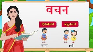 Hindi Grammar  Vachan वचन  Hindi words for kids  Elearning studio [upl. by Jade]