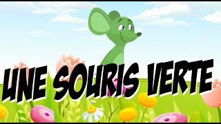 Une souris verte Comptine pour enfant [upl. by Eentruok232]