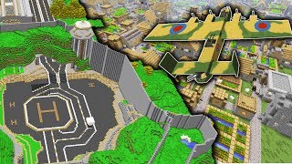 Biggest Air Force Base on the Server  Minecraft WAR 44 [upl. by Yvette]