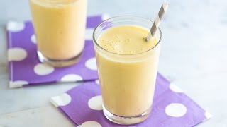 Easy 5 Minute Banana Smoothie Recipe [upl. by Dutch392]