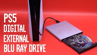 PS5 Digital Adding a Disc Drive Will External Bluray Drives Work [upl. by Ahel586]