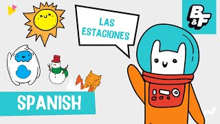 Learn Spanish with BASHO amp FRIENDS  Seasons and Weather [upl. by Grefer]