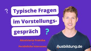 7 typische Fragen im Vorstellungsgespräch ❓ [upl. by Suiratnod]