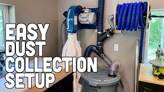 Easy Dust Collection Setup  My Dream Workshop [upl. by Yraht]