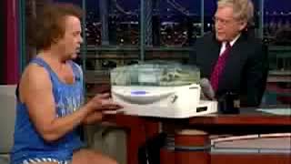 Letterman  Greatest Moments  Richard Simmons  Steamer [upl. by Crooks]