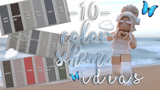 10 Color Scheme Ideas for Bloxburg Builds  Bloxburg Tips and Tricks  Nixilia [upl. by Fan]