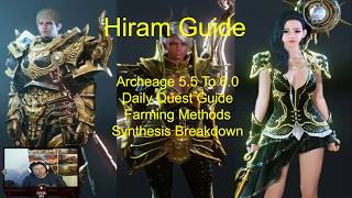 Archeage Hiram Complete Guide [upl. by Hatch640]