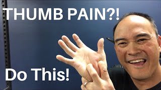 THUMB PAIN DO THIS [upl. by Hendon]