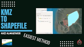 The Easiest Method to convert KMZ to Shapefile from Google Earth Pro to ArcGIS  Tips and Tricks [upl. by Haididej]