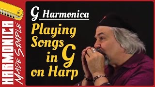 G Harmonica  Playing Songs in G on Harp [upl. by Margy471]