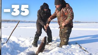 Ice fishing for a GIANT BURBOT in the COLDEST inhabited place in the world  Yakutia [upl. by Eide]