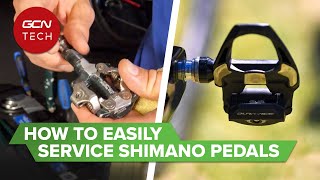 How To Easily Service Shimano Pedals  GCN Tech Monday Maintenance [upl. by Kcirdor]