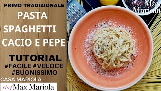 CACIO E PEPE perfetta  Ricetta facile con un trucco  Chef Max Mariola [upl. by Yreved]