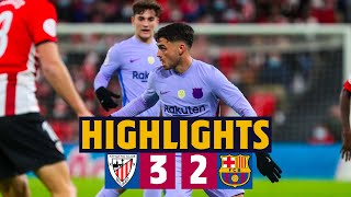 ATHLETIC CLUB 32 BARÇA  HIGHLIGHTS COPA DEL REY 🔵🔴 [upl. by Reinert]