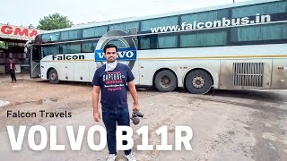 Mumbai to Udaipur Bus Journey in Falcon Travels Volvo B11R Multi Axle AC Sleeper [upl. by Gabler380]