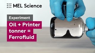 How to make ferrofluid with print­er ton­er at home a full tutorial [upl. by Kwan]