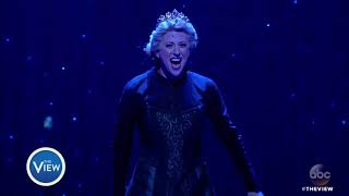 Frozen The Broadway Musical s Caissie Levy Performs  Let It Go 2 [upl. by Eirrac37]