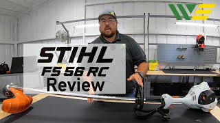 Stihl FS56RCE Gas Trimmer Review and Raw Demo [upl. by Darcy]