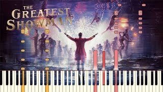 The Greatest Showman  quotThe Greatest Showquot Piano Tutorial Synthesia [upl. by Santoro]