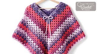 How to Crochet Easy Child Poncho [upl. by Irok765]