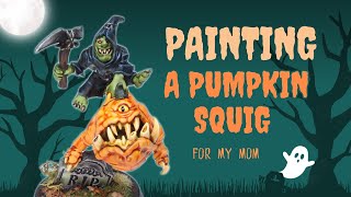 Painting Warhammer Gloomspite Gitz  The Pumpkin Squig [upl. by Rollin]