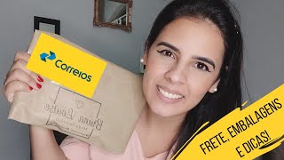 CORREIOS  COMO ENVIAR AS PEÇAS  FRETE EMBALAGENS E DICAS [upl. by Elumas]