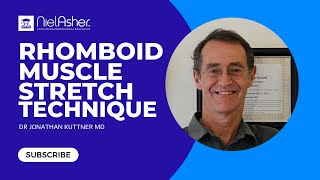 Rhomboid Trigger Points  How to Stretch the Muscle [upl. by Lemahs]