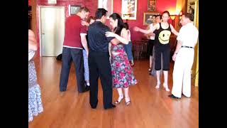 Dance Argentine Tango  VALS LESSON Steps  Oscar Mandagaran amp Georgina Vargas [upl. by Millie]