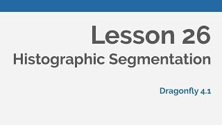 Dragonfly Daily 26 Histographic Segmentation in Dragonfly 2020 [upl. by Settle]