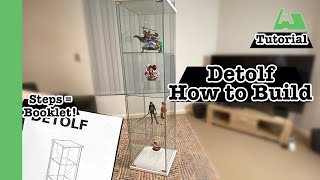 IKEAs Detolf Shelf Tutorial  Steps  Instruction Booklet [upl. by Corso]