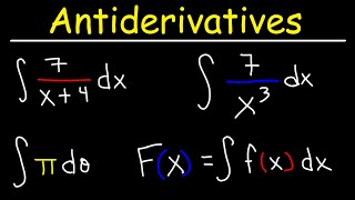 Antiderivatives [upl. by Etiam]