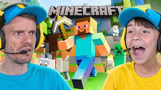 JOGUEI MINECRAFT PELA PRIMEIRA VEZ  Brancoala Games [upl. by Elin]