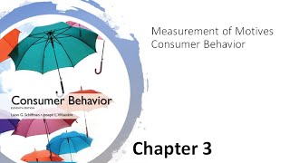 Measurement of Motives  CH 3  Consumer Behavior [upl. by Terena]