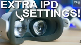 The Oculus Quest 2 Extra IPD Settings Glare and Ghosting Solved [upl. by Philps38]