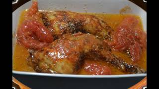 Cuisses poulet tomates extra crisp cookeo [upl. by Anerbes]