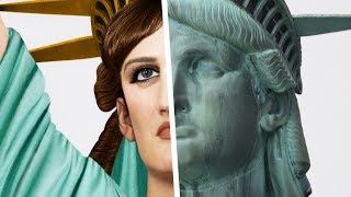 how the STATUE OF LIBERTY looked in REAL LIFE [upl. by Kennie488]