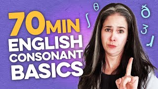 Learn 24 English Consonant Sounds in 70 Minutes  Pronunciation Compilation  Rachels English [upl. by Clyve]