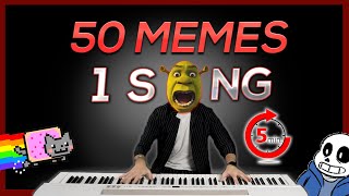 50 MEMES in 1 SONG in 5 minutes [upl. by Celia]