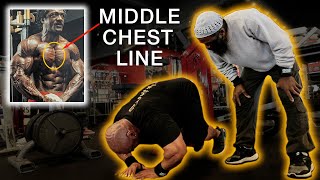 BUILD YOUR MIDDLE INNER CHEST LINE 2 EXERCISES [upl. by Irtak]