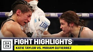 HIGHLIGHTS  Katie Taylor vs Miriam Gutierrez [upl. by Arbuckle]