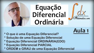 GRINGS  Equações Diferenciais Ordinárias  Aula 1 [upl. by Joby]