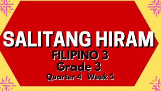 FILIPINO Pagbasa ng Salitang Hiram Quarter 4 week 5 [upl. by Nguyen]