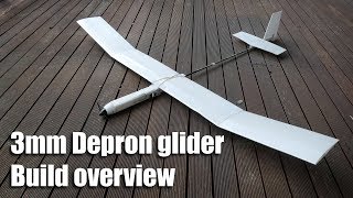 3mm Depron glider build overview N3UTRON [upl. by Crary55]