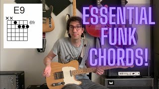 Two ESSENTIAL Chords to Play FUNK Guitar  Funk Guitar Lesson [upl. by Anjali]