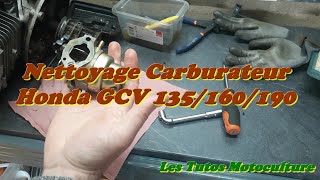 Nettoyage Carburateur Honda GCV 135160190 [upl. by Girvin]